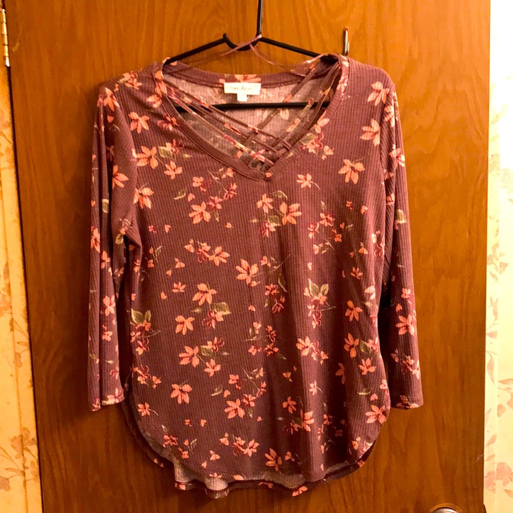 Junior L top crisscross